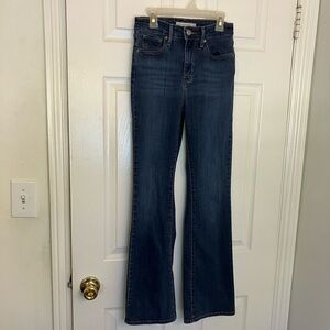 Levi's Dark Blue Flare Jeans